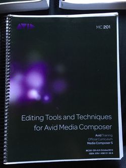 Avid media composer 5 training books