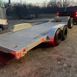 Aluminum Car Trailer 18’ X 82” 