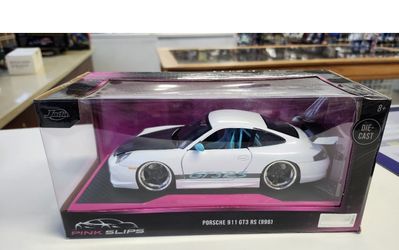 Jada Pink Slips Porsche 911 GT3 RS (996) White