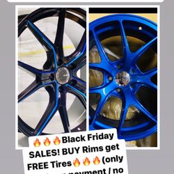 🔥🔥🔥Black Friday SALES! BUY Rims get FREE Tires🔥🔥🔥(only 50 down payment / no credit needed )