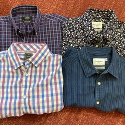 4 Like New Men’s Collar Oxford Shirts (Lakewood Ranch)