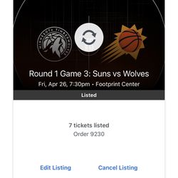 Game 3 Sun Vs Wolves  NBA 