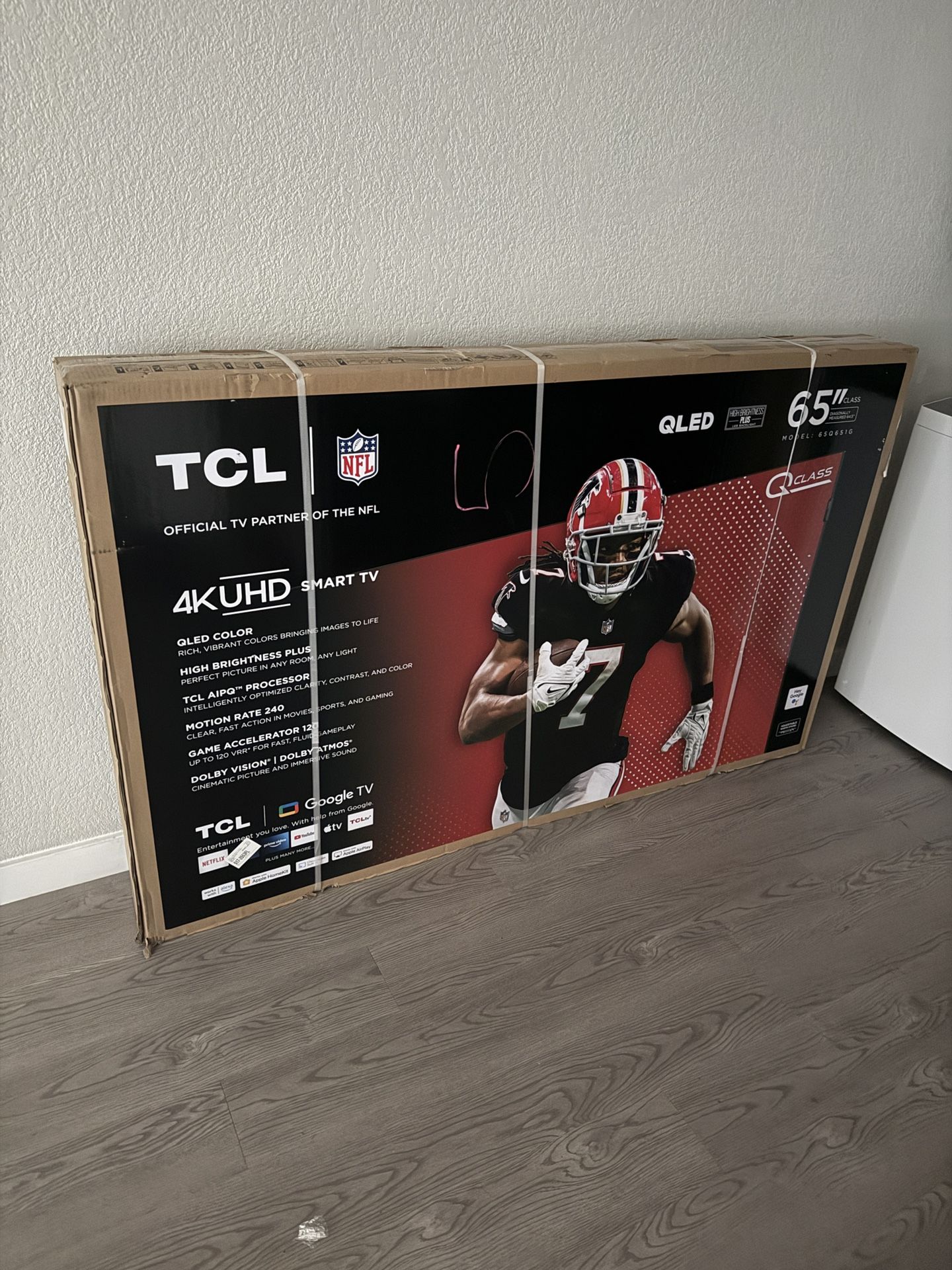 TCL 65” flatscreen