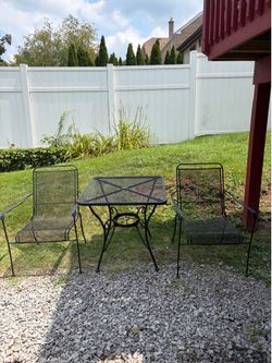 Metal Patio Set