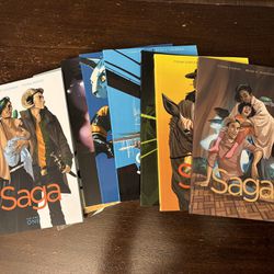 SAGA Graphic Novel Volumes 1-9