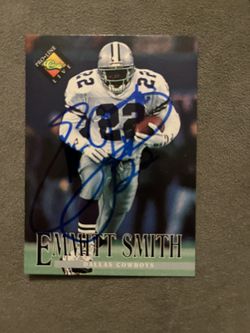 Emmit Smith Collectable & Autographed