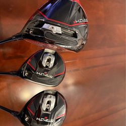 Taylormade Stealth2 Driver + Stealth 2 Fairway Woods + 3DHY iron
