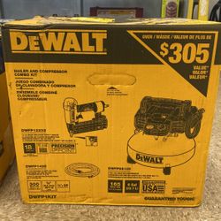 Dewalt Compressor And Nailer Combo Jit