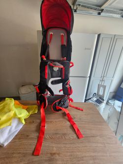 Over the shoulder baby/toddler carrier backpack