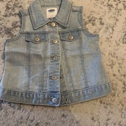 Girls Denim  Vest