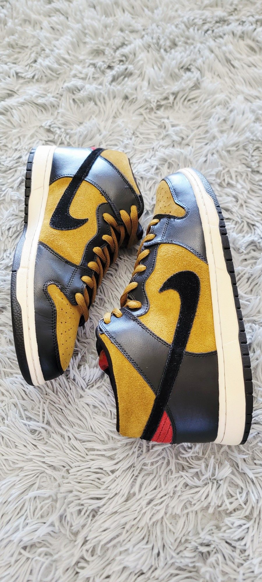 Size 11 Nike Dunk Pro Sb Mid Golden Hops Brown 314383-706.