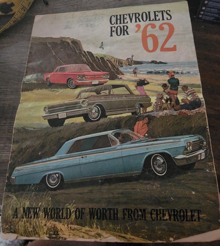 1962 Chevy Dealership Magazine 