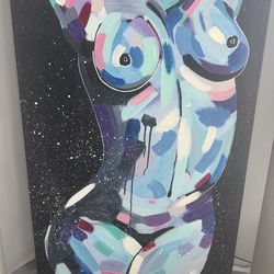 Colorful Pop Art French Bulldog Painting by eli