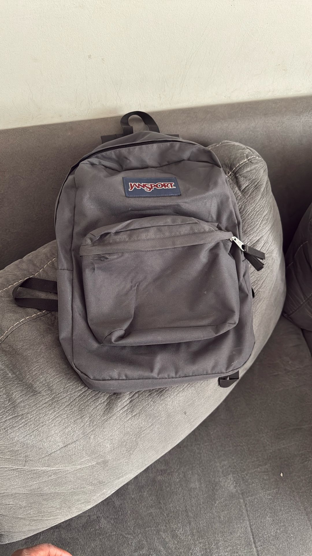 Grey Jansport Backpack