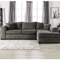 GRAY SECTIONAL …. FREE DELIVERY