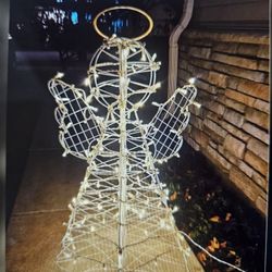 3 Ft Light Up Angel With Halo