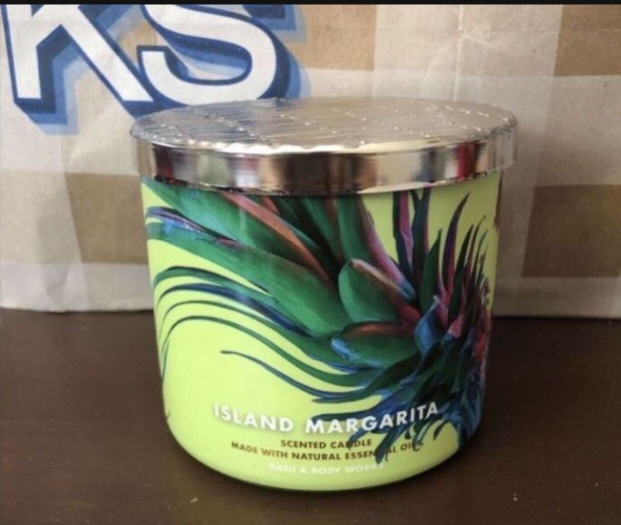 Island Margarita 3 Wick Candle Bath And Body Works