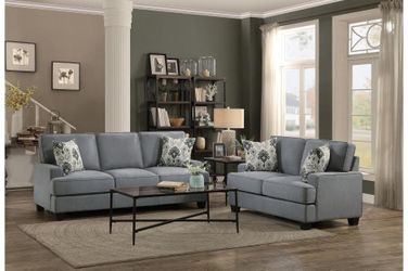 New 2pc set sofa and loveseat tax included free delivery