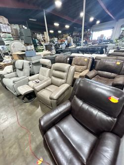 Leather recliners, armchairs from Costco