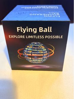 Spinning flying ball