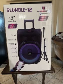 Max Power MPD829ST Rumble 12 Karaoke Speaker
