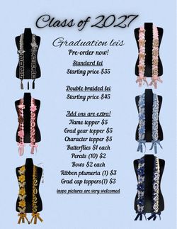 Graduation leis