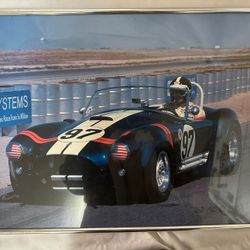 Framed Photo Of ‘62 Cobra 