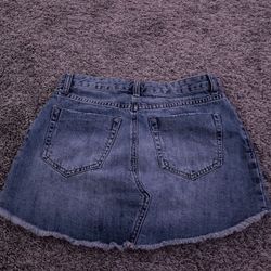 Denim Mini Skirt
