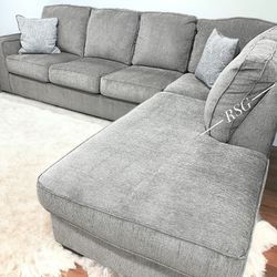 L Shaped Modular Light Gray Sectional Sofa With Lounge Chaise Set⭐$39 Down Payment with Financing ⭐ 90 Days same as cash
