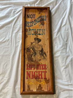 Vintage 1970s wooden wall display