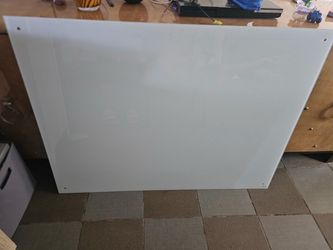 Glass 35x47 white magnetic dry erase board