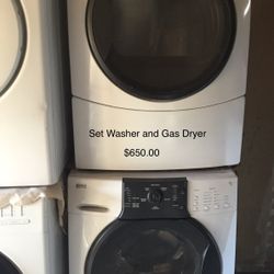 Kenmore Washer & Gas Dryer 