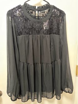 Torrid top. 2X 18-20. Black