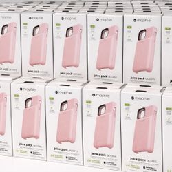 LOT OF 45 Mophie Juice Pack Access Battery Charging Cases Blush Pink For iPhone 11 Pro 5.8” NEW