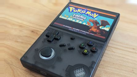 Anbernic RG 40XXV Retro Video Game Handheld Console - Transparent Black