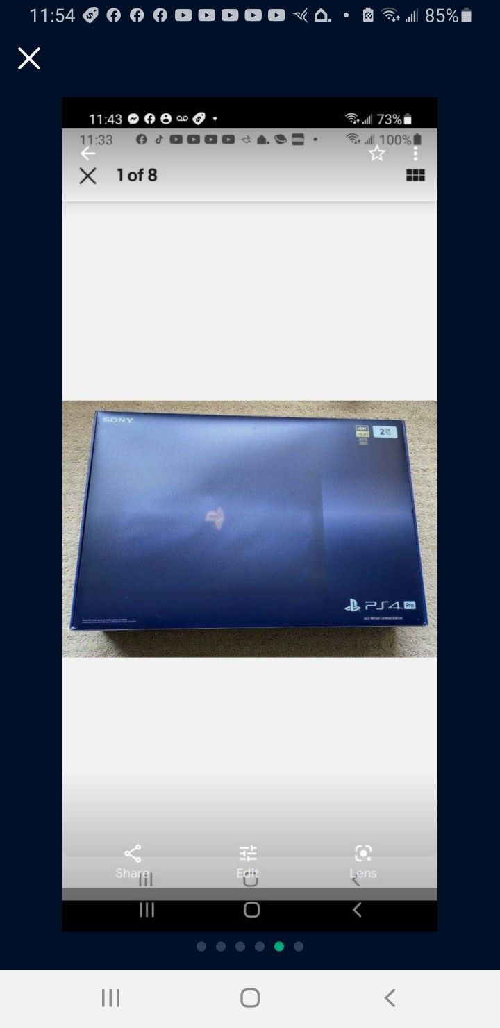 Very rare ps4 pro millennium limted edition console