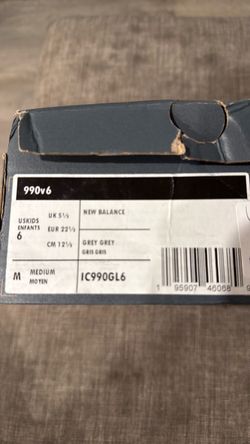 New Balance 990v6 size 6c