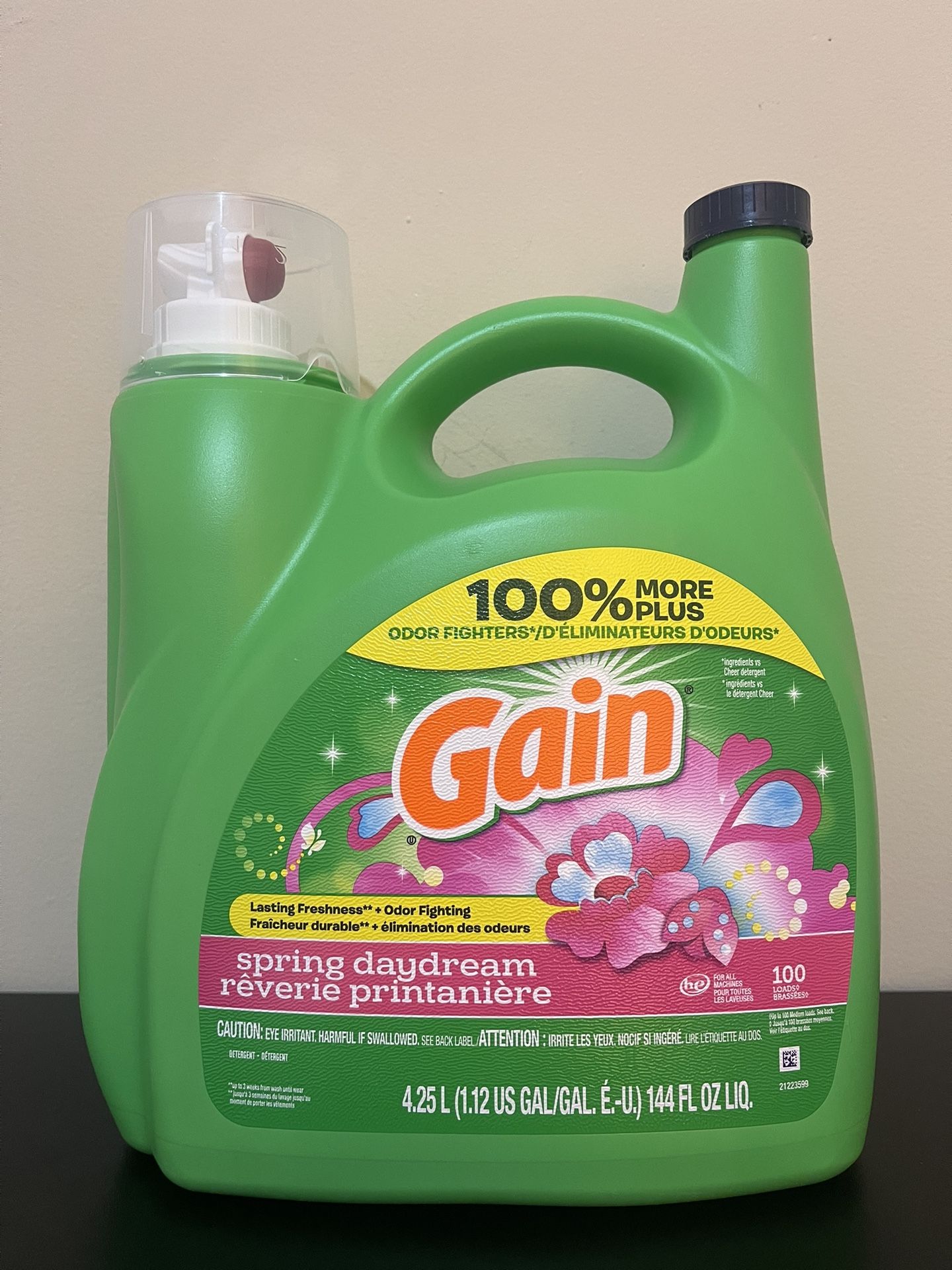 Gain Spring Daydream Liquid Laundry Detergent 144 Fl