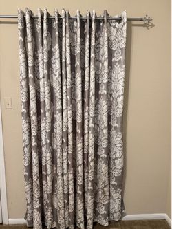 2 - living room and bedroom curtains