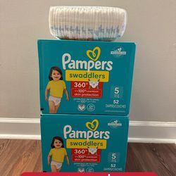 Pampers size 5 (pulls up)