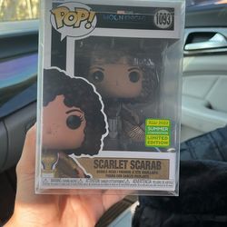 Scarlet Scarab Funko Pop (Protector Case)
