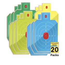 Cardboard Shooting Targets - Pack Of 20