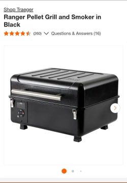 Traeger pellet grill and smoker
