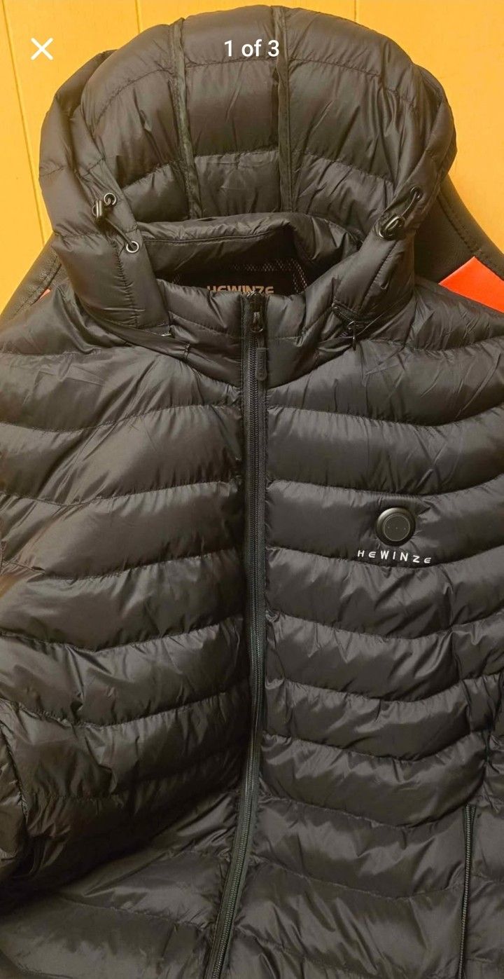 HEWINZE Men's Puffer Heated Jacket