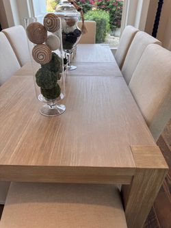 Fig and Birch Dining room table and chairs