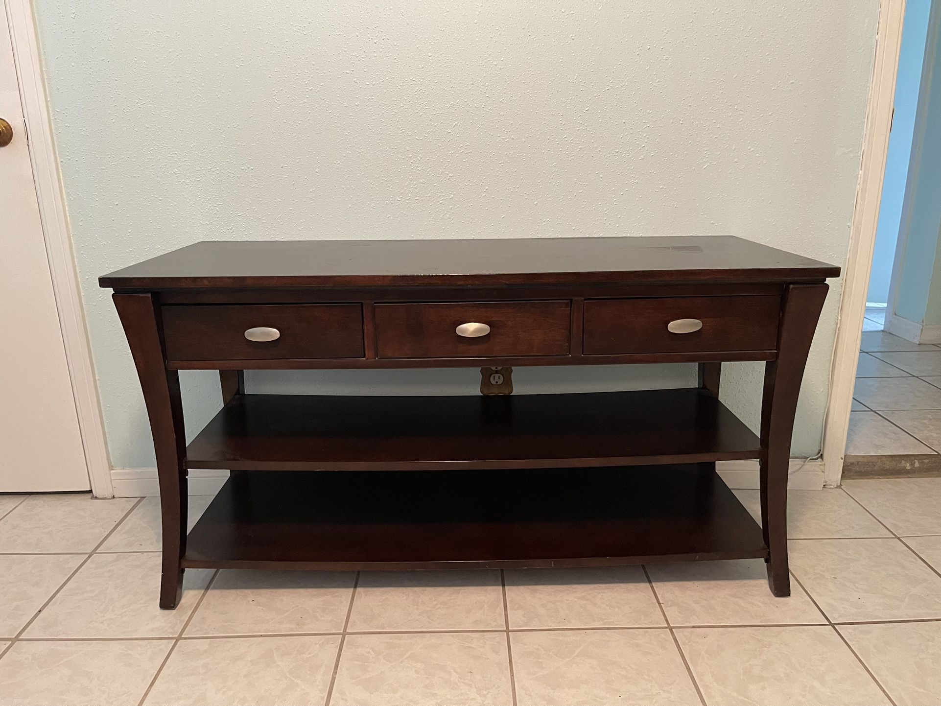 Writing Table And Drawer Console Table