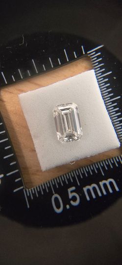 Esmerald cut 1.16 carat-Laboratory grown diamond (IGI)