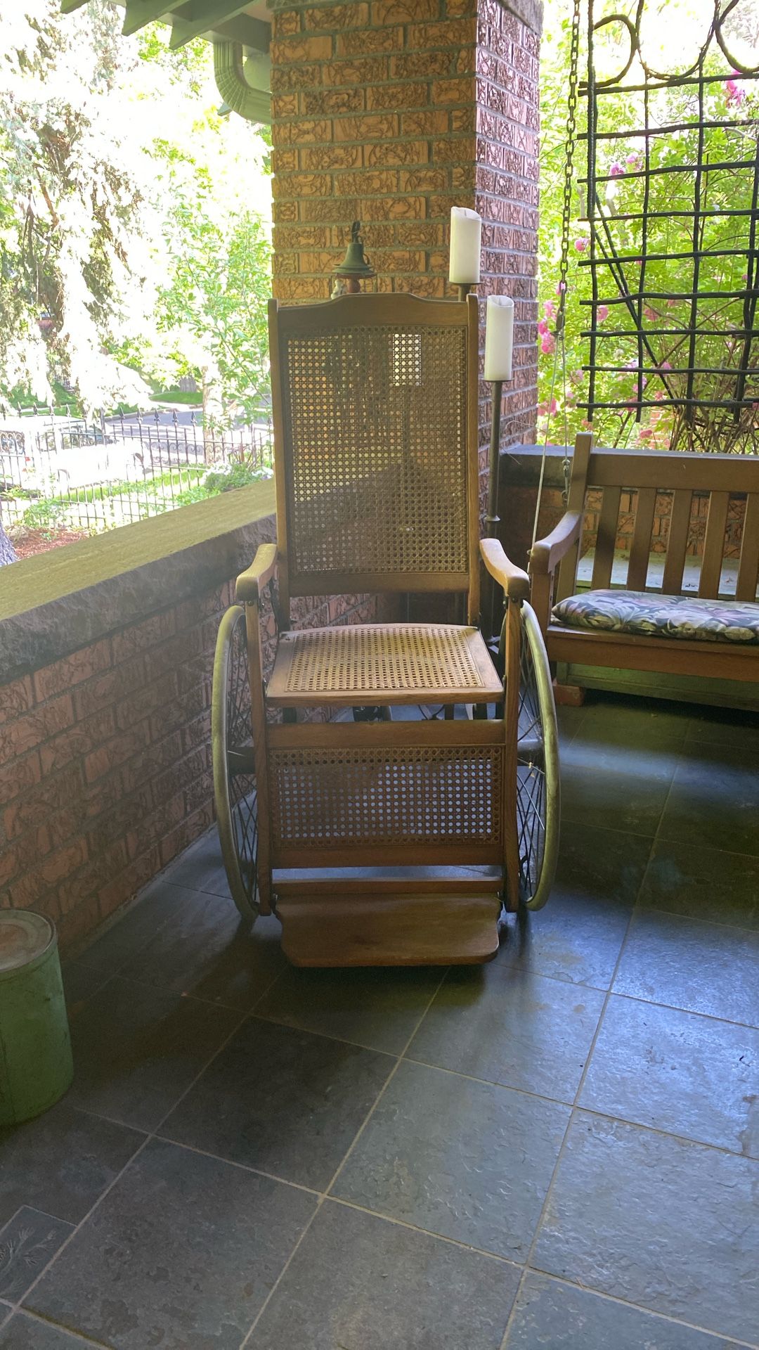Cane Wheelchair Oak