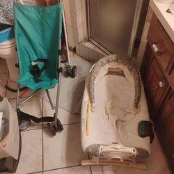 Stroller And Baby Bed And I Have Part Of The Playpen Changing Part And Something Else All For 50