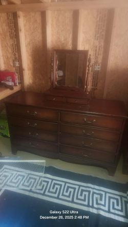 Twin Size Bedroom Suit 2 Dressers And Mattress And Bed Frame